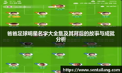 爸爸足球明星名字大全集及其背后的故事与成就分析