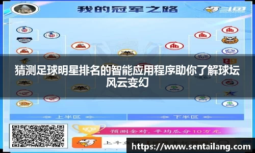猜测足球明星排名的智能应用程序助你了解球坛风云变幻